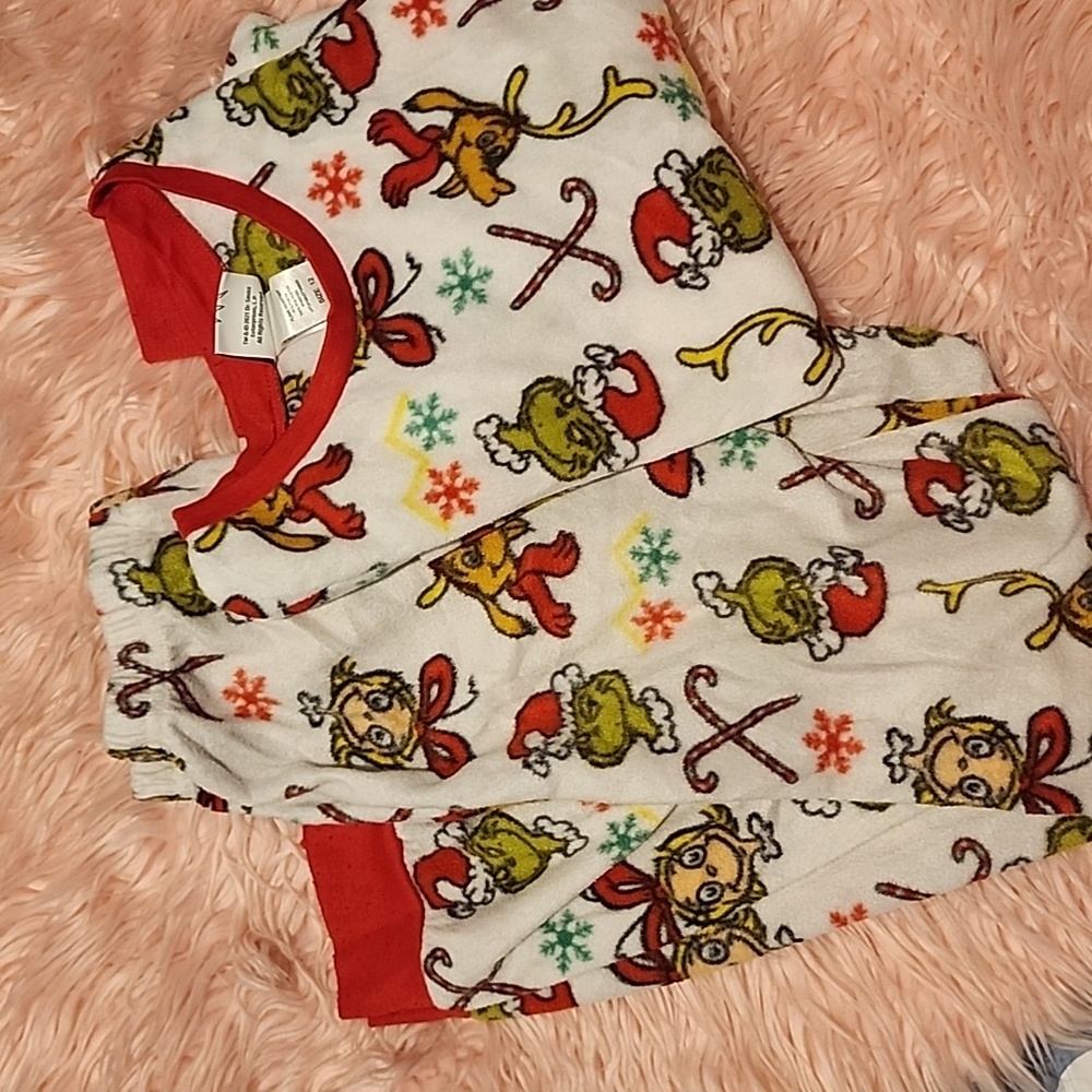 The Grinch Dr Seuss Xmas Pj set Size 12